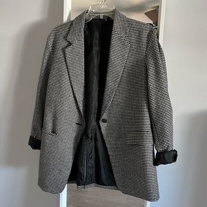 Uniqlo Houndstooth Blazer